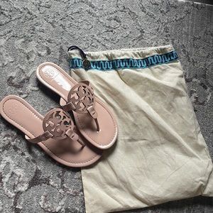 Tory Birch Miller Sandals, Pink Sz 8